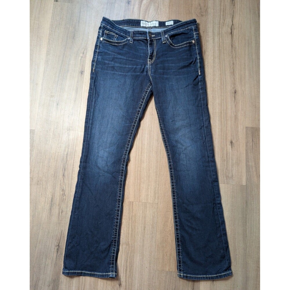 BKE Payton Jeans Size 32x32  Bootcut Dark Blue Denim Pants Boho Festival Casual